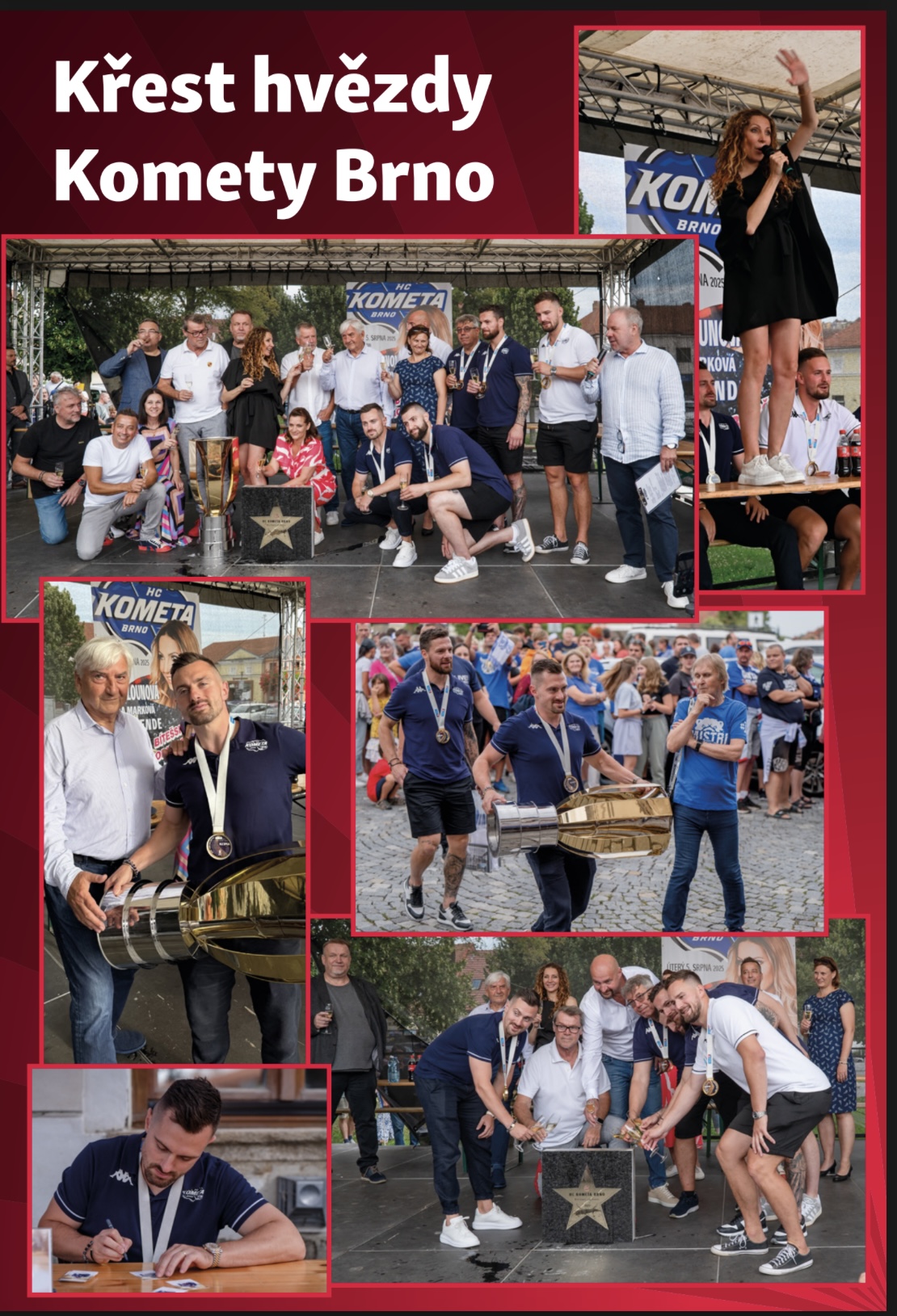 Křest hvězdy Komety Brna